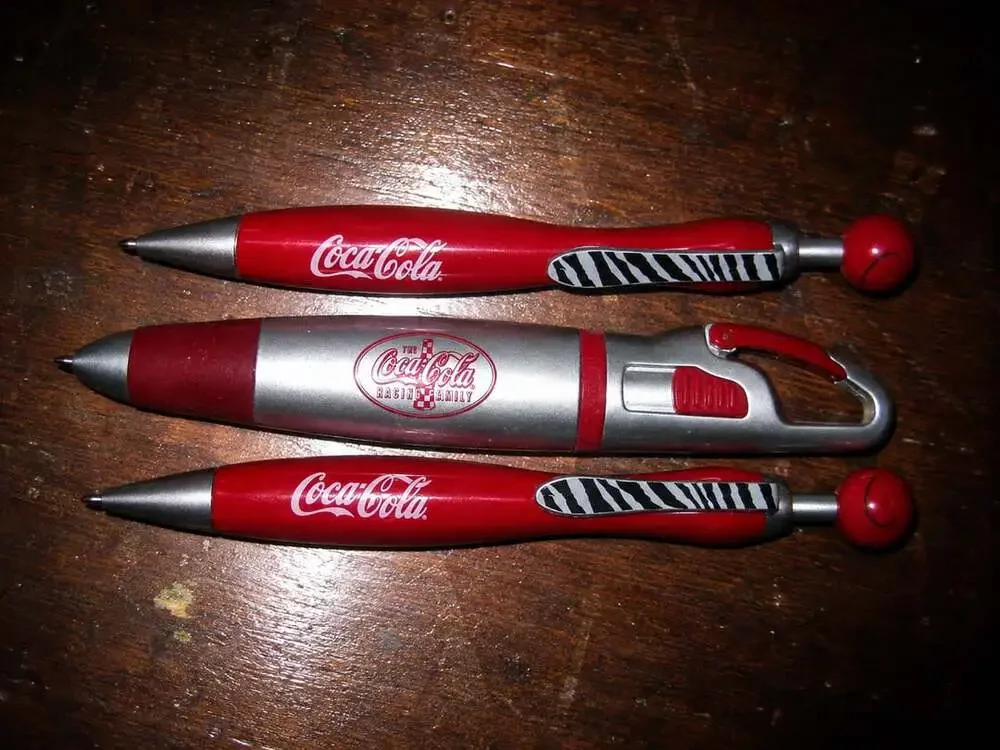 Lot of 3 Vintage Coca-Cola Promotional Pens
